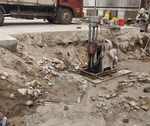 平阴公路下沉压浆